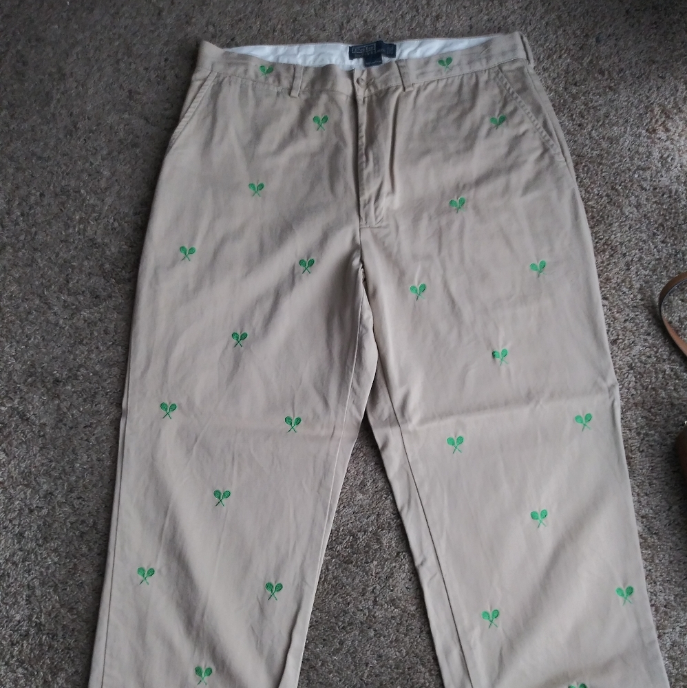 Polo Ralph Lauren embroidered pants